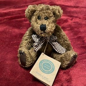 Boyds Bears Baxter B. Bean Bear stuffed teddy